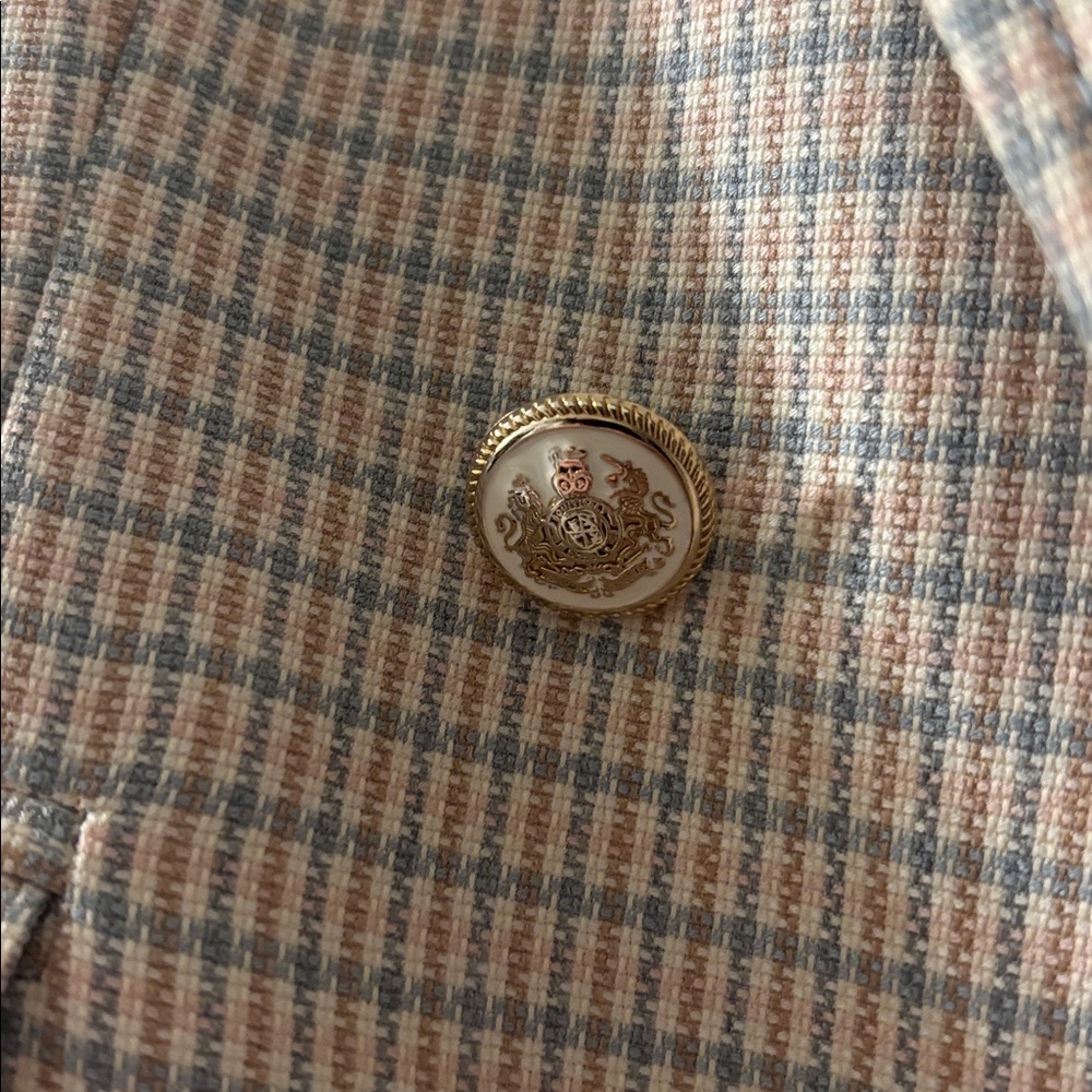 Zara Cream Double-Breasted Blazer - Picture 8 of 10